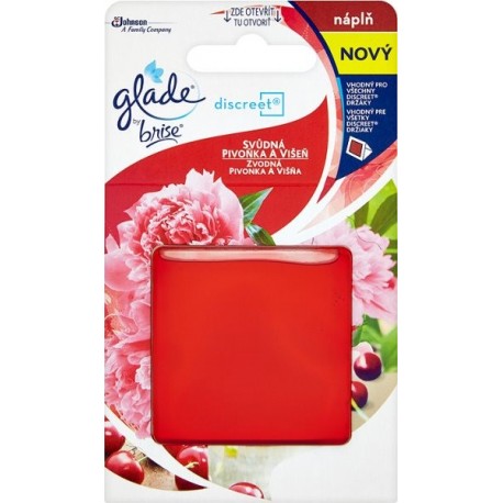 Glade Discreet utántöltő 8 g - Csábító bazsarózsa és cseresznye
