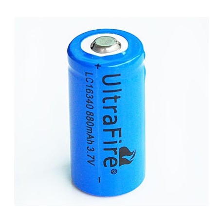 B 16340 elem (1400mah, h, SHV, Li-ion) - 1 db