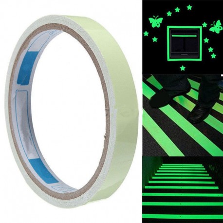 Fluoreszkáló jelölőszalag - 2,9 m - zöld