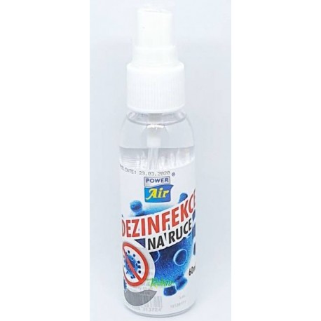 Power Air kézfertőtlenítő spray - 60 ml