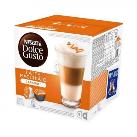 Nescafé Dolce Gusto kapszulák - Latte Macchiato karamella - 16 db