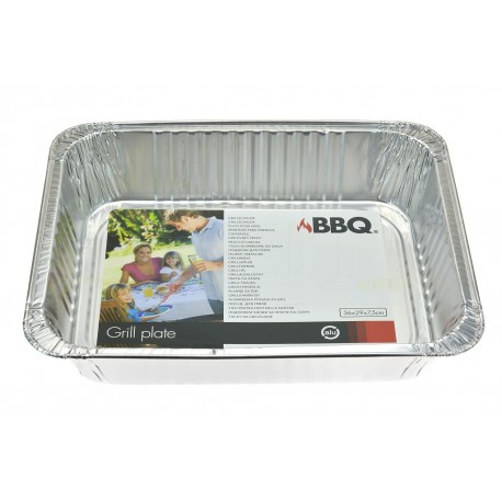 BBQ grill alumínium tálca - 36 x 29 x 7,5 cm