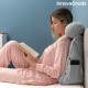 InnovaGoods Wedlow háromszög alakú olvasópárna többpozíciós fejtámlával és oldalzsebbel