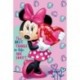 Jerry Fabrics gyerek polár pléd - Minnie - rózsaszín - 150 x 100 cm