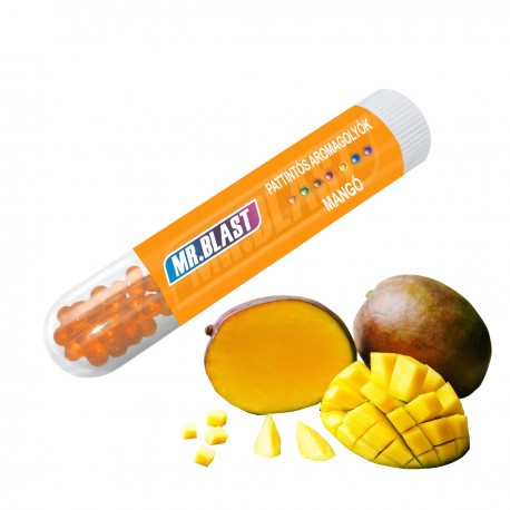 Mr. Blast pattintható aromagolyók - Mangó - 100 db