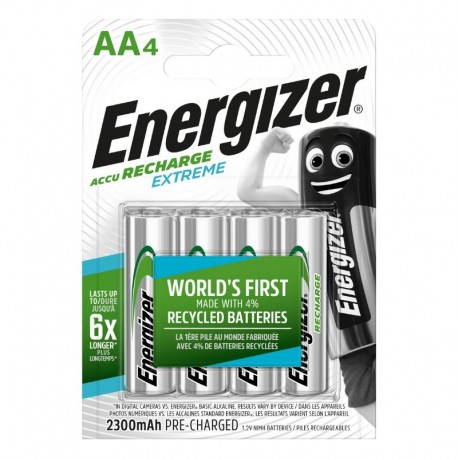 EXTREME újratölthető ceruzaelem - 4x AA - 2300 mAh - Energizer