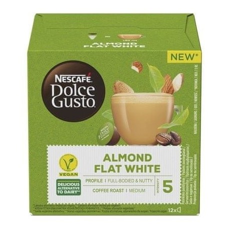 Dolce Gusto kapszula - Mandulás Flat White - vegán - 12 db - Nescafé