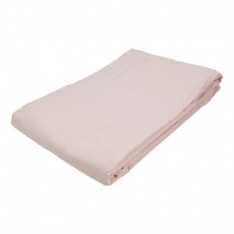 BedStyle pamut lepedő - gumírozás nélkül - 145 x 240 cm – rózsaszín