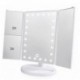 Hárompaneles tükör LED Dot világítással - fehér
