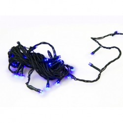 Karácsonyi fényfüzér - 100 LED - 10 m - kék