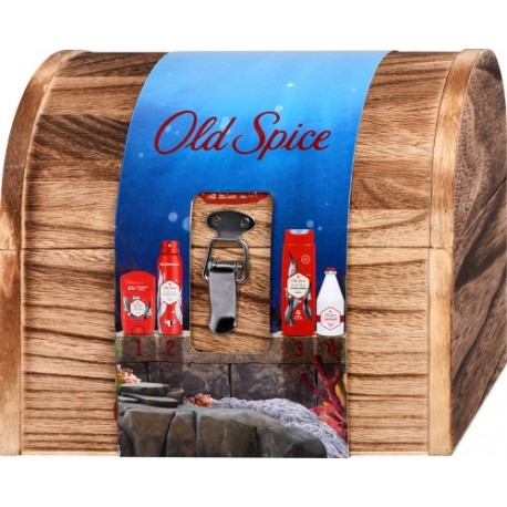 Old Spice Deep Sea ajándék szett fa ládában