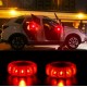Figyelmeztető fény 12+3 LED - narancssárga