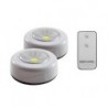 LED lámpák távirányítóval - 2 db