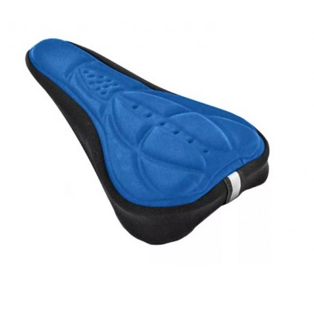 Zselés huzat kerékpár nyeregre - kék