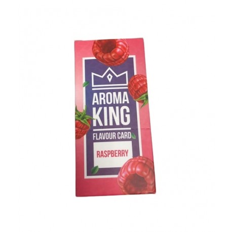 Ízesített aromakártya - málna - Raspberry - 1 db - Aroma King