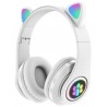 Vezeték nélküli LED fejhallgató - Cat Ears
