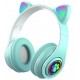 Vezeték nélküli LED fejhallgató - Cat Ears