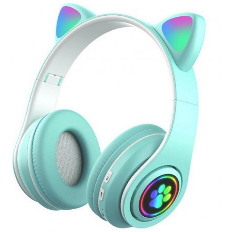 Vezeték nélküli LED fejhallgató - Cat Ears