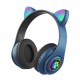 Vezeték nélküli LED fejhallgató - Cat Ears